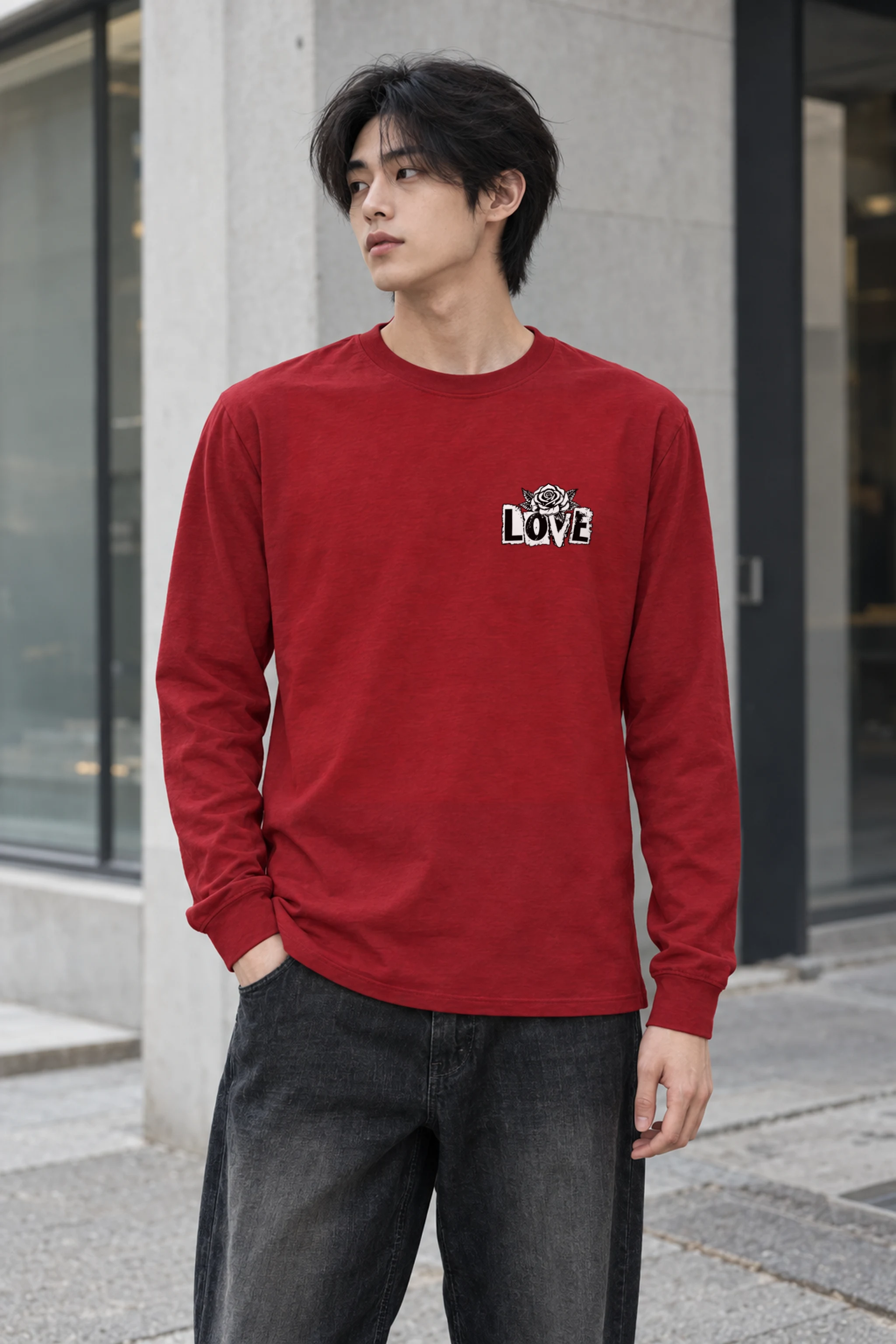 "Love Cherub" Unisex Longsleeve T-shirt