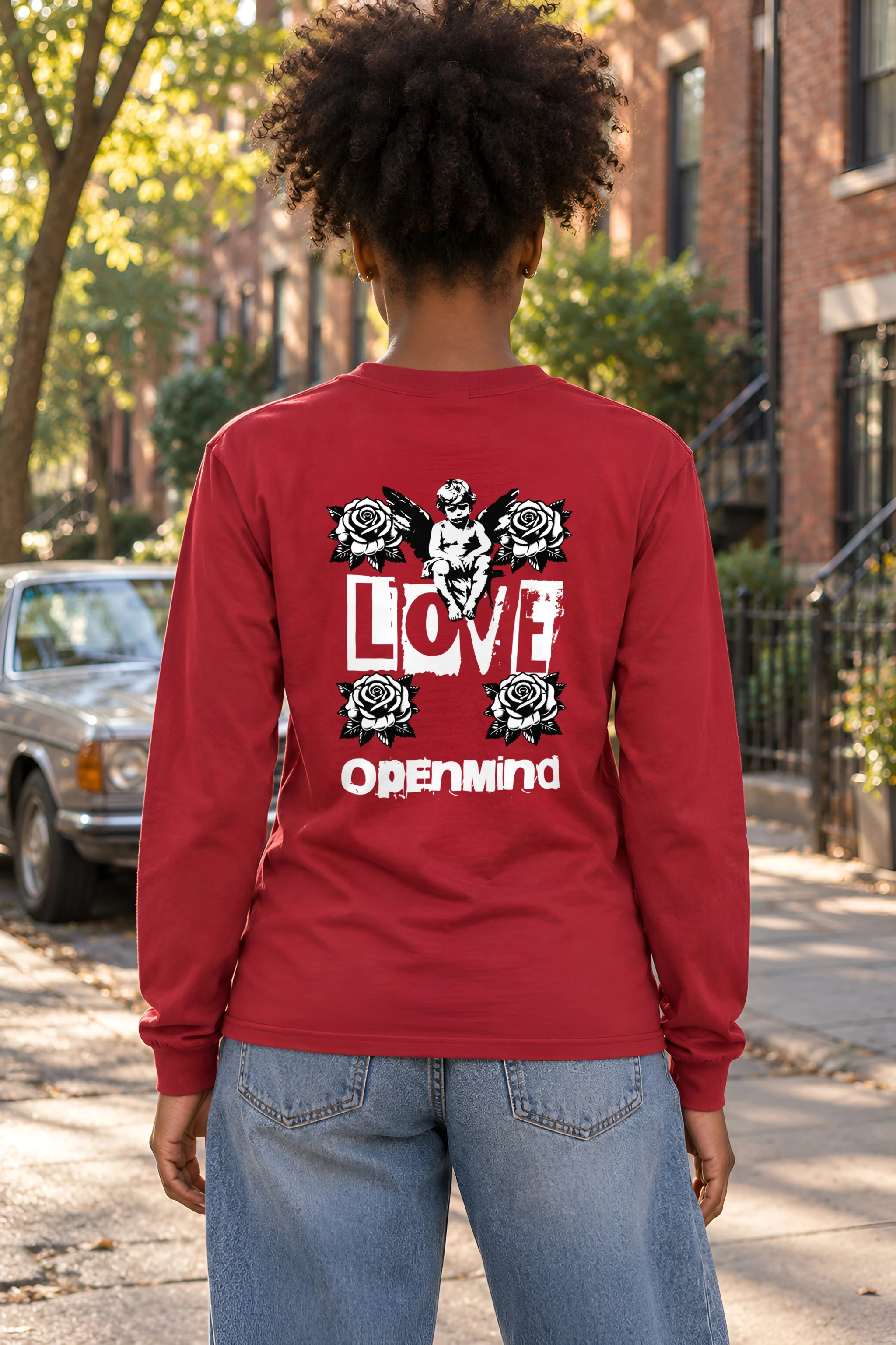 "Love Cherub" Unisex Longsleeve T-shirt
