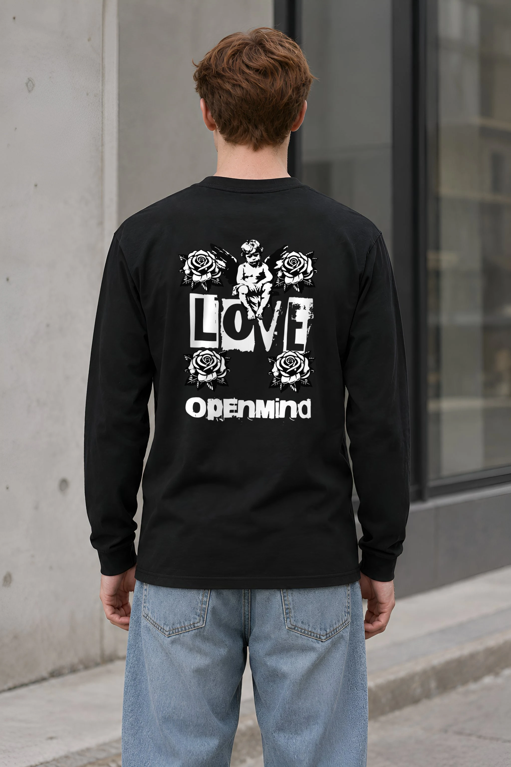 "Love Cherub" Unisex Longsleeve T-shirt