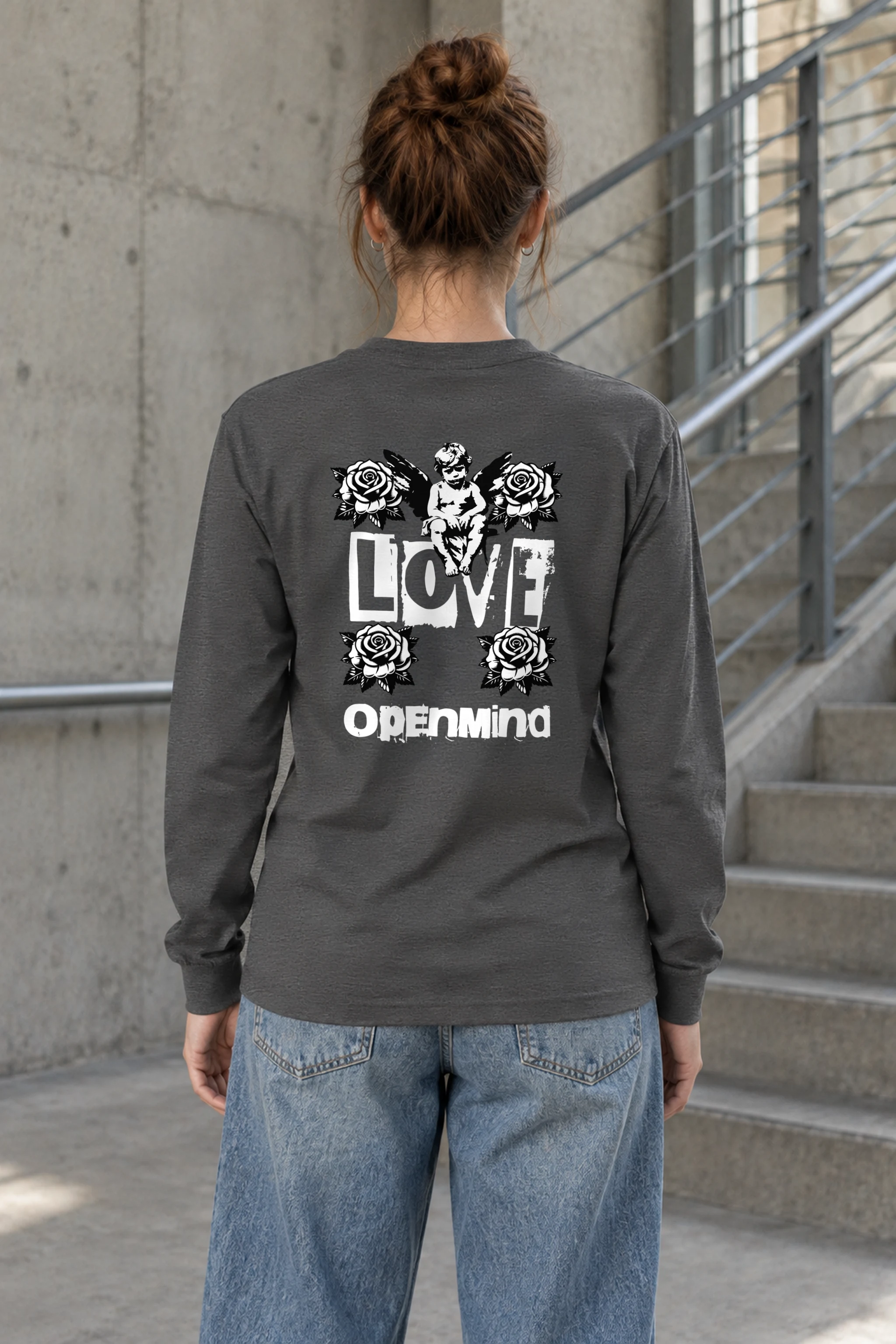 "Love Cherub" Unisex Longsleeve T-shirt
