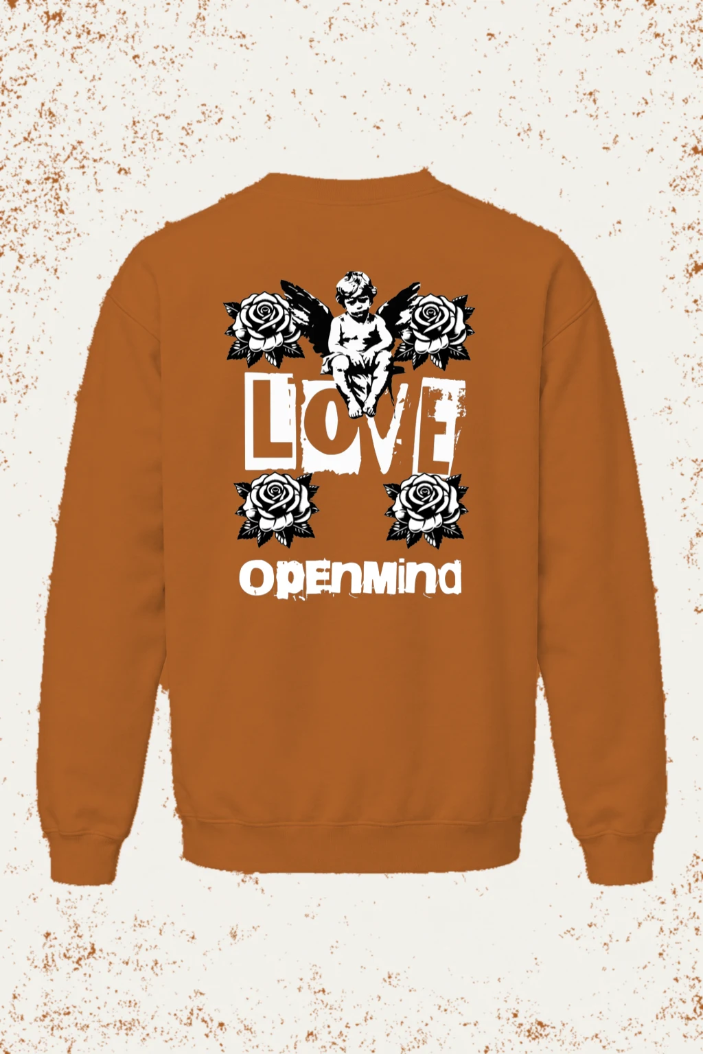 "Love Cherub" Unisex Sponge Fleece Crewneck Sweatshirt | Bella + Canvas 3901