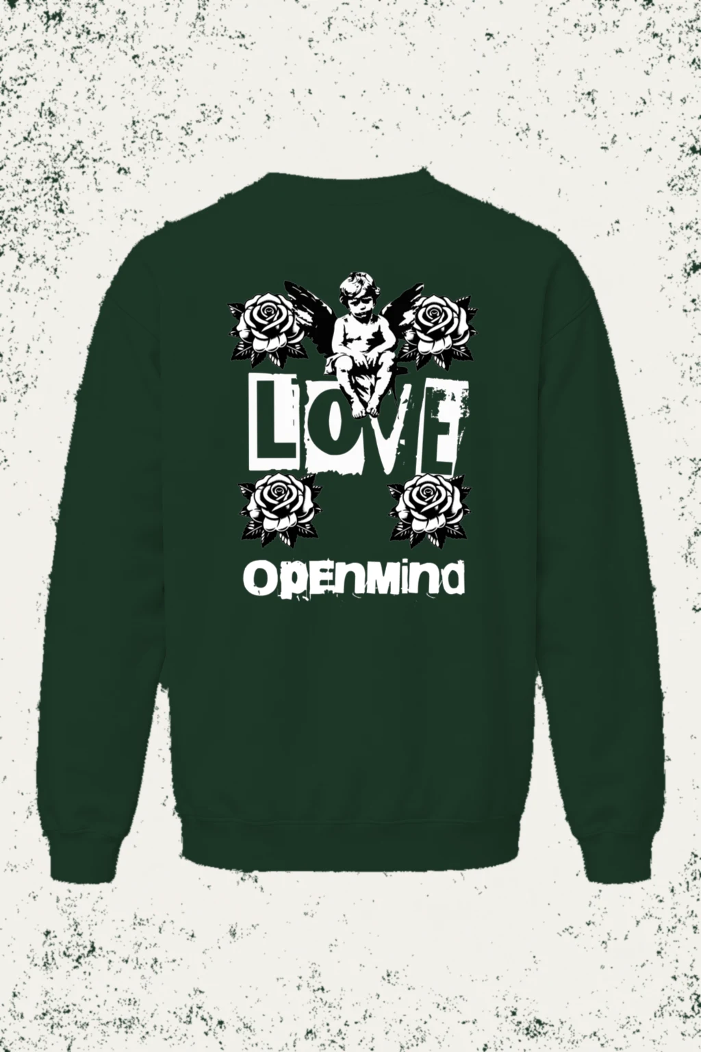 "Love Cherub" Unisex Sponge Fleece Crewneck Sweatshirt | Bella + Canvas 3901