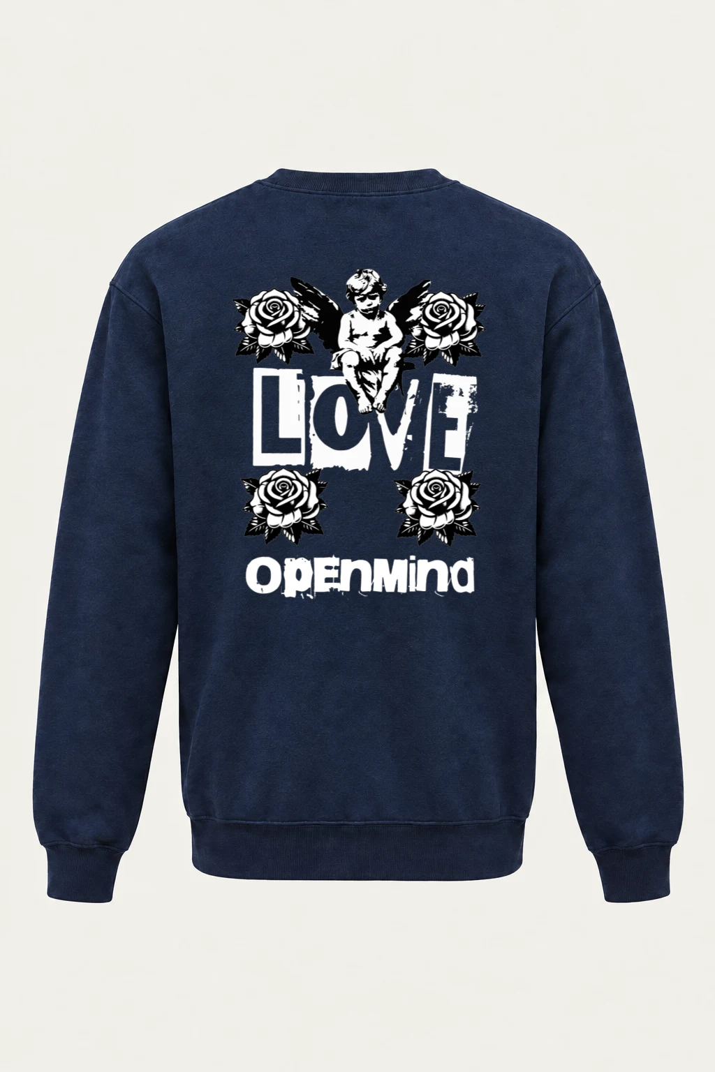 "Love Cherub" Unisex Sponge Fleece Crewneck Sweatshirt | Bella + Canvas 3901