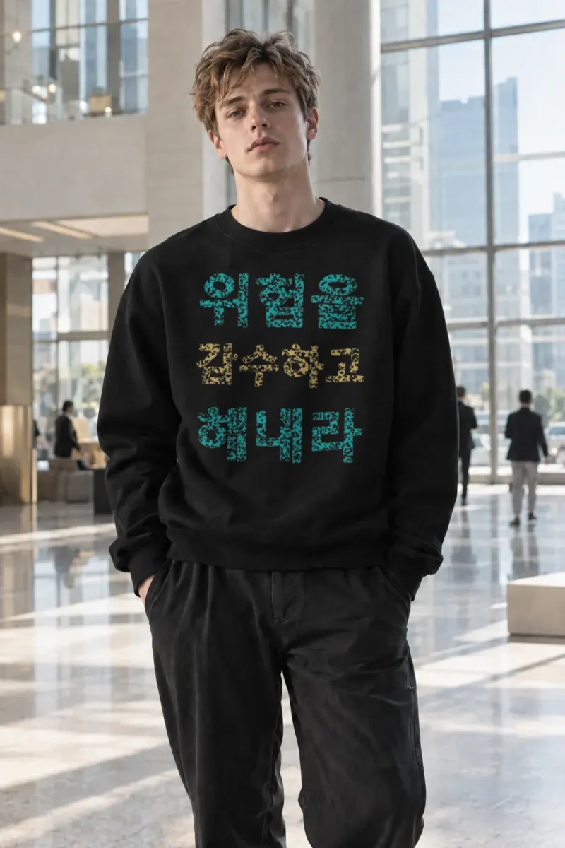 "Love Family Life" Heavy Blend Unisex Crewneck Sweatshirt | Gildan 18000