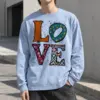 "Love Folk Lettering" Unisex Longsleeve T-shirt | Gildan 2400
