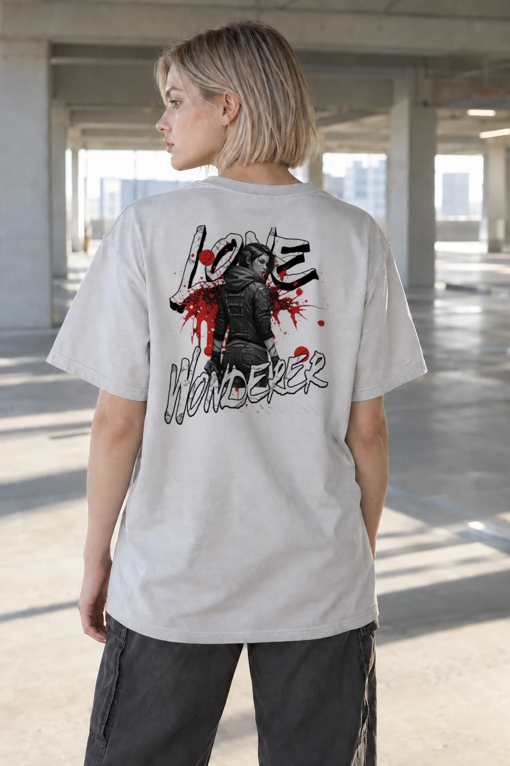 "Love Hunter" Heavyweight Unisex Crewneck T-shirt | Gildan 5000