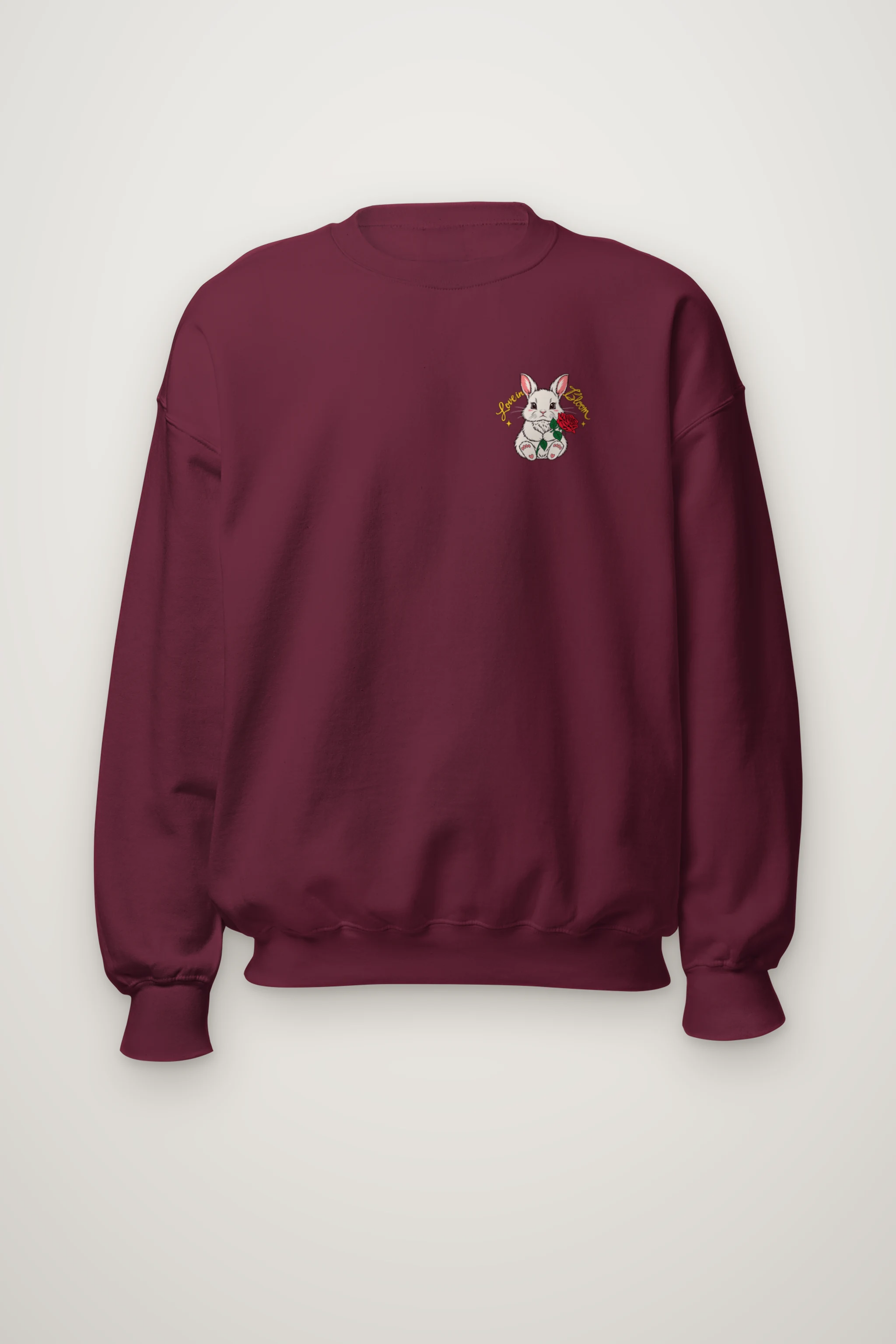 "Love In Bloom" Heavy Blend Unisex Crewneck Sweatshirt