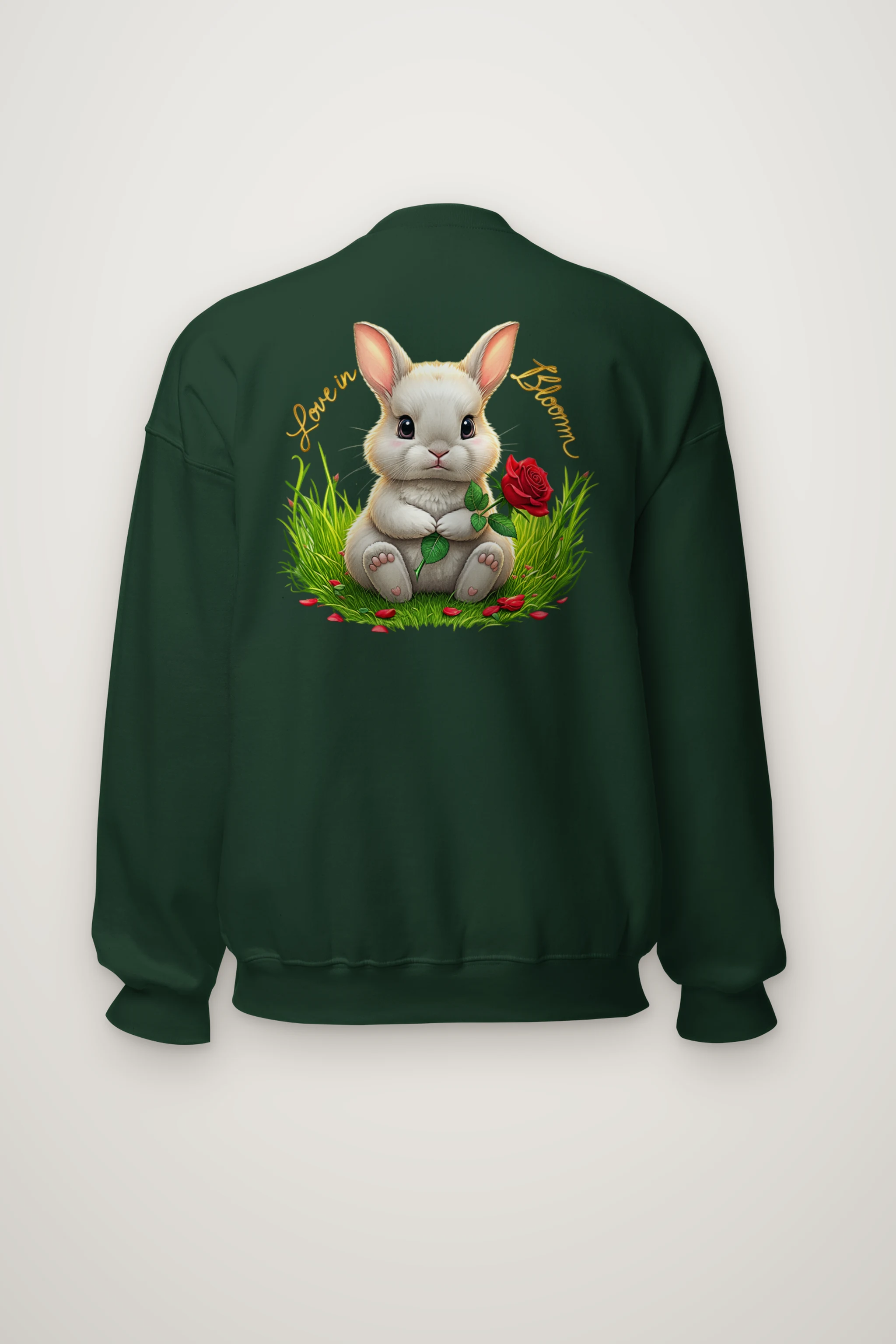 "Love In Bloom" Heavy Blend Unisex Crewneck Sweatshirt