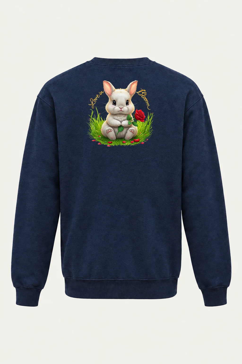 "Love In Bloom" Heavy Blend Unisex Crewneck Sweatshirt | Gildan 18000