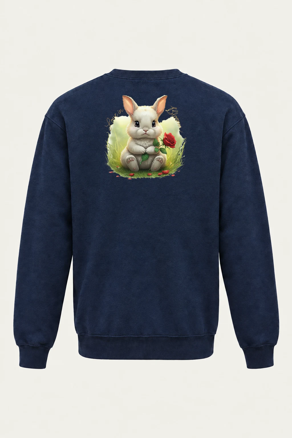 "Love In Bloom" Heavy Blend Unisex Crewneck Sweatshirt | Gildan 18000