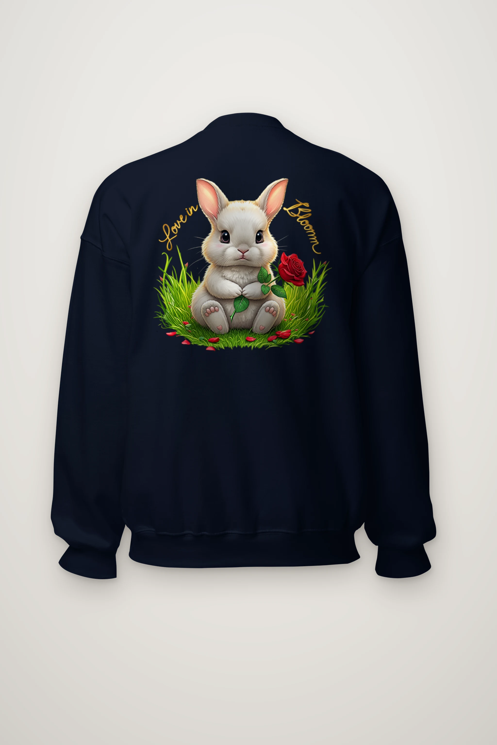 "Love In Bloom" Heavy Blend Unisex Crewneck Sweatshirt