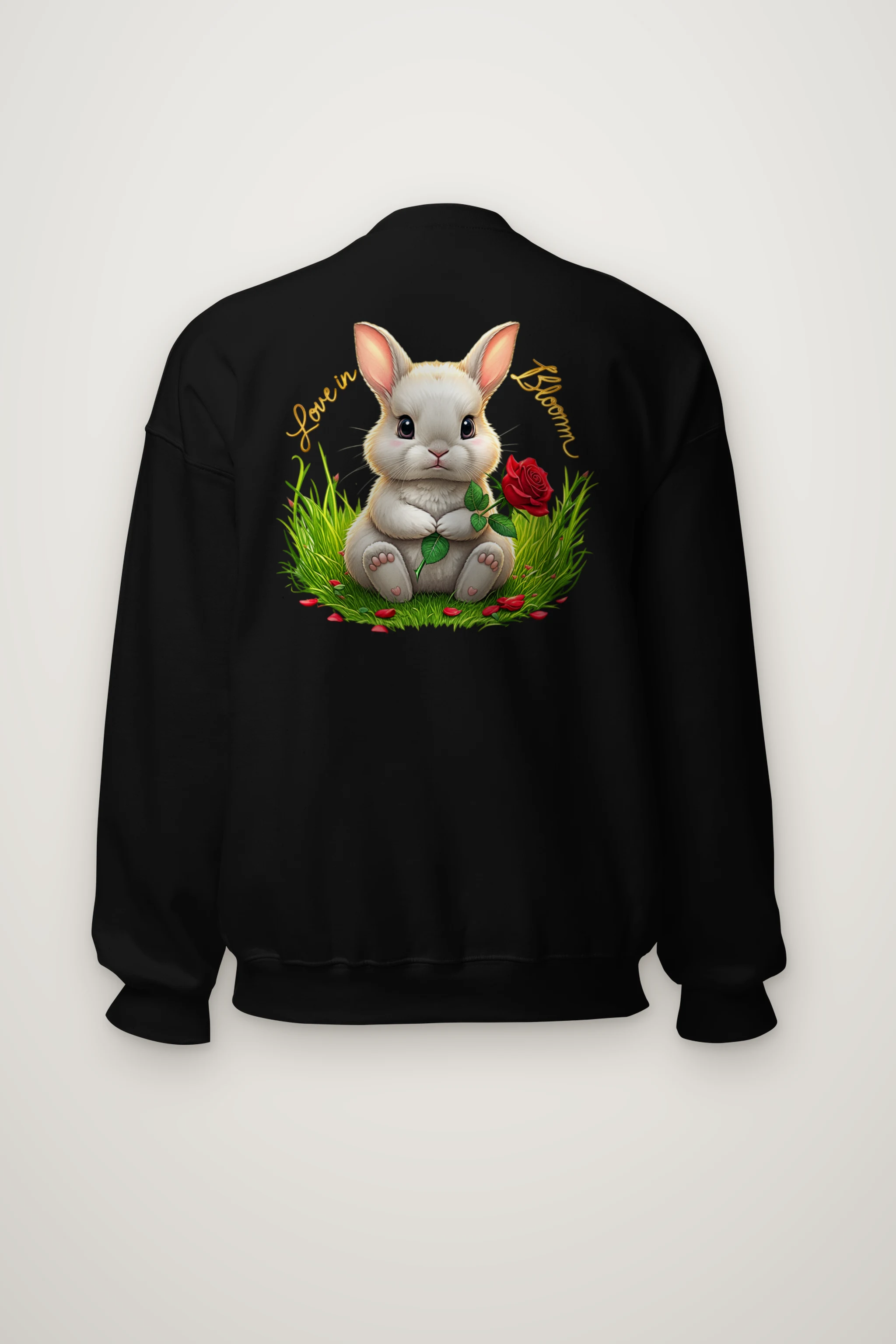 "Love In Bloom" Heavy Blend Unisex Crewneck Sweatshirt