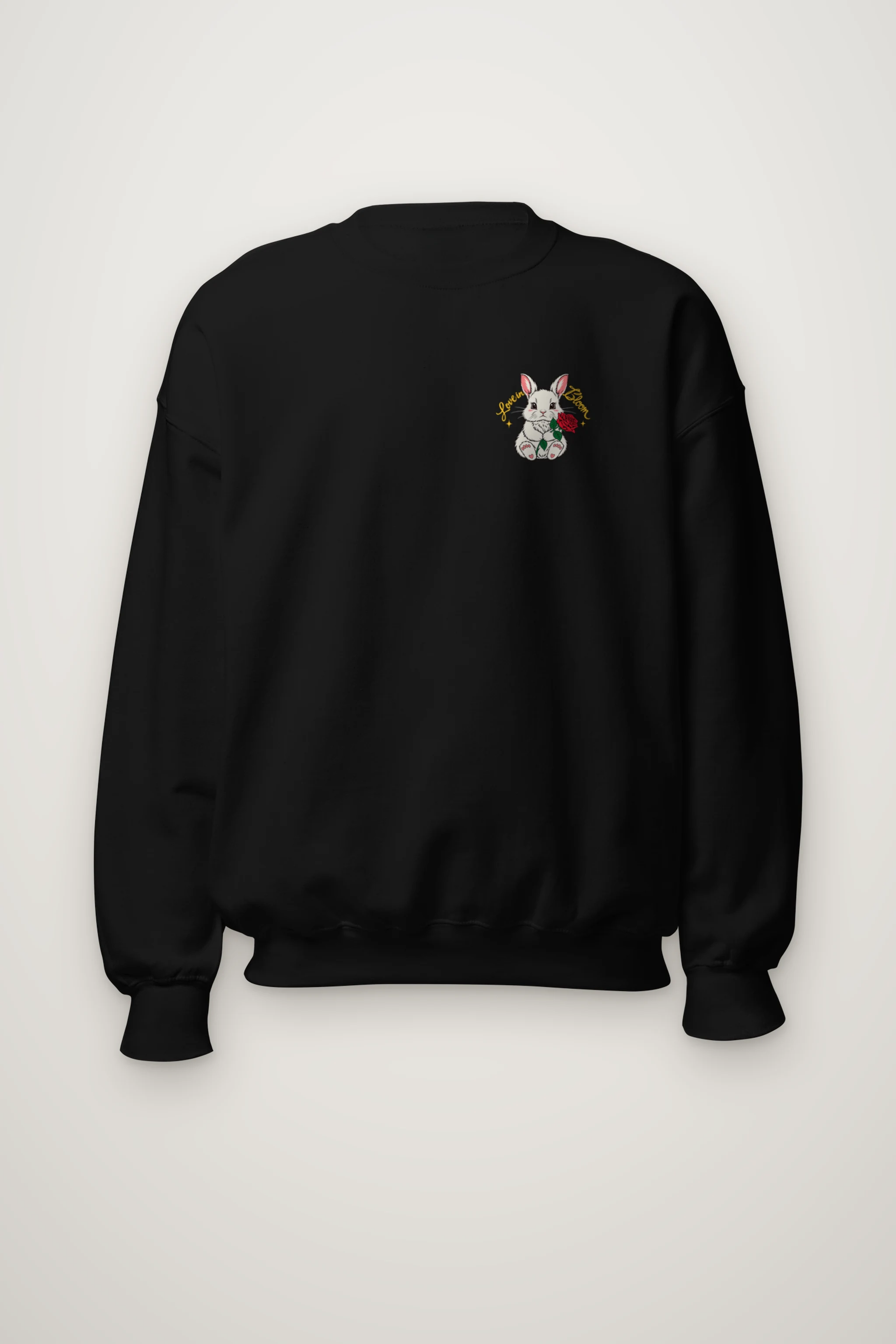"Love In Bloom" Heavy Blend Unisex Crewneck Sweatshirt