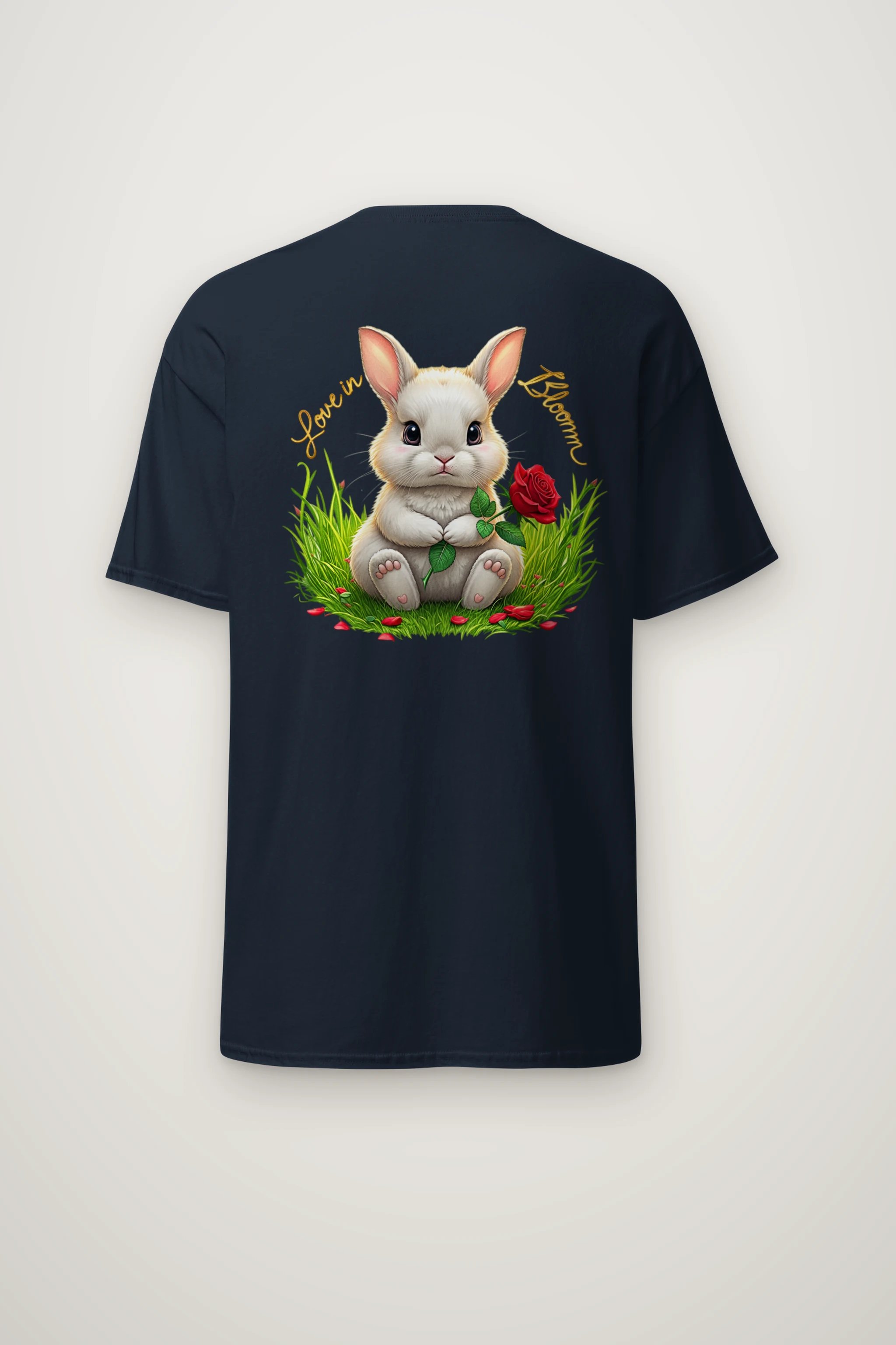 "Love In Bloom" Heavyweight Unisex Crewneck T-shirt