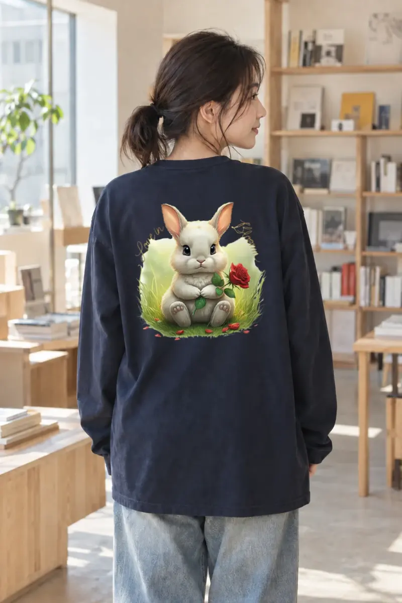 “Love In Bloom” Unisex Longsleeve T-shirt | Gildan 2400