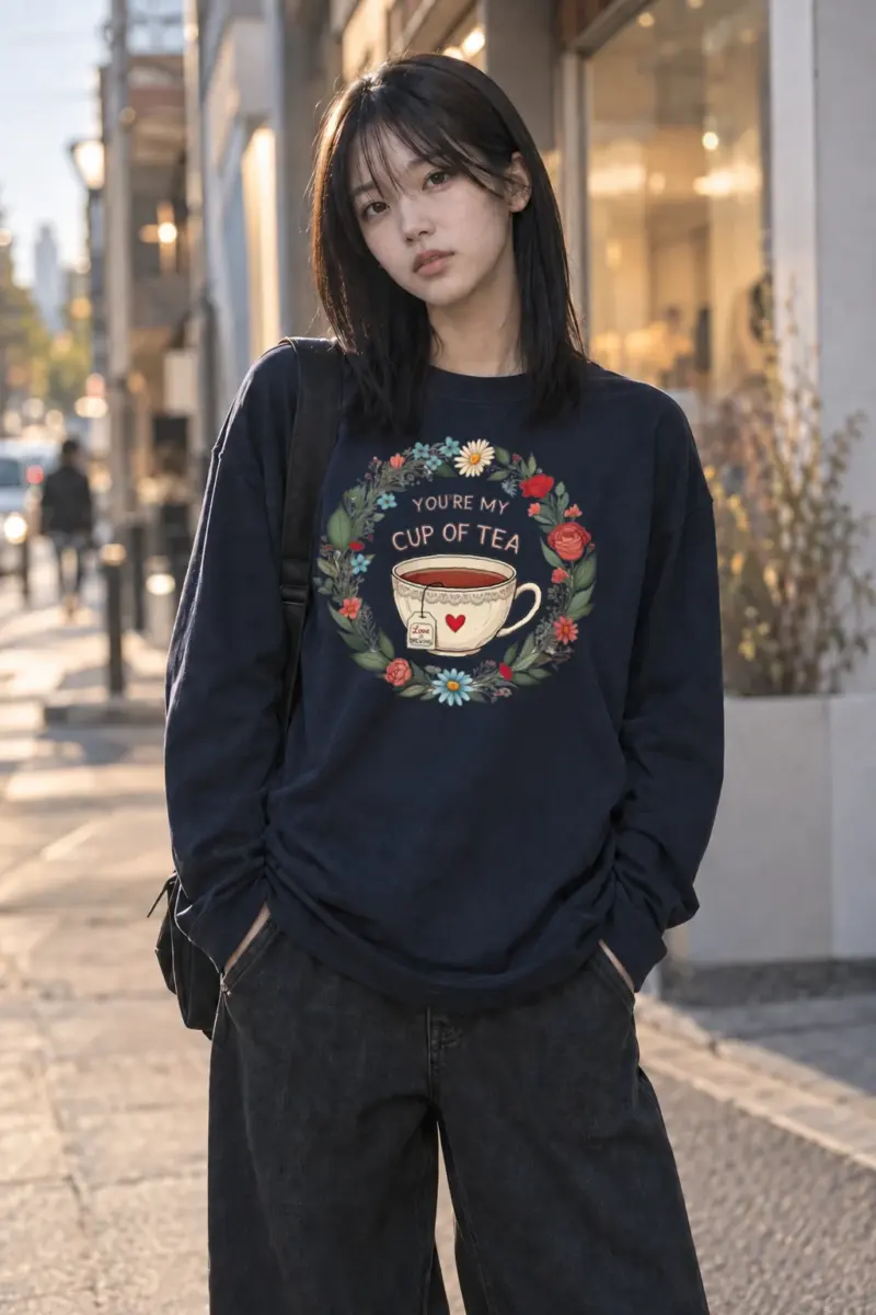"Love Is Brewing" Unisex Longsleeve T-shirt | Gildan 2400