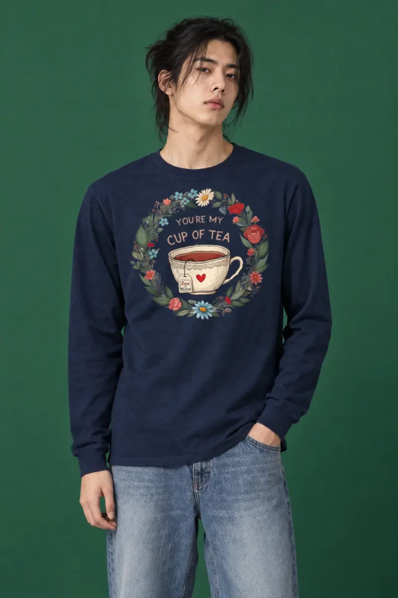 "Love Is Brewing" Unisex Longsleeve T-shirt | Gildan 2400