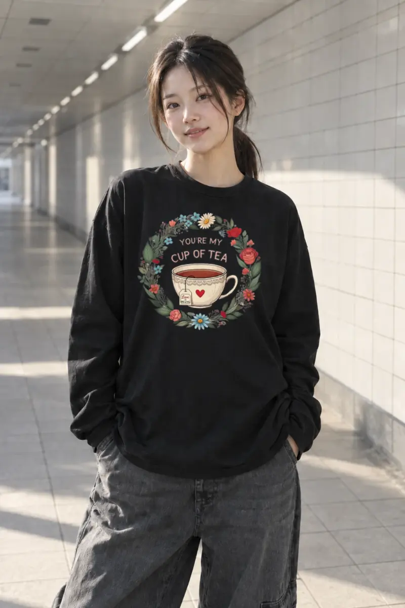 "Love Is Brewing" Unisex Longsleeve T-shirt | Gildan 2400