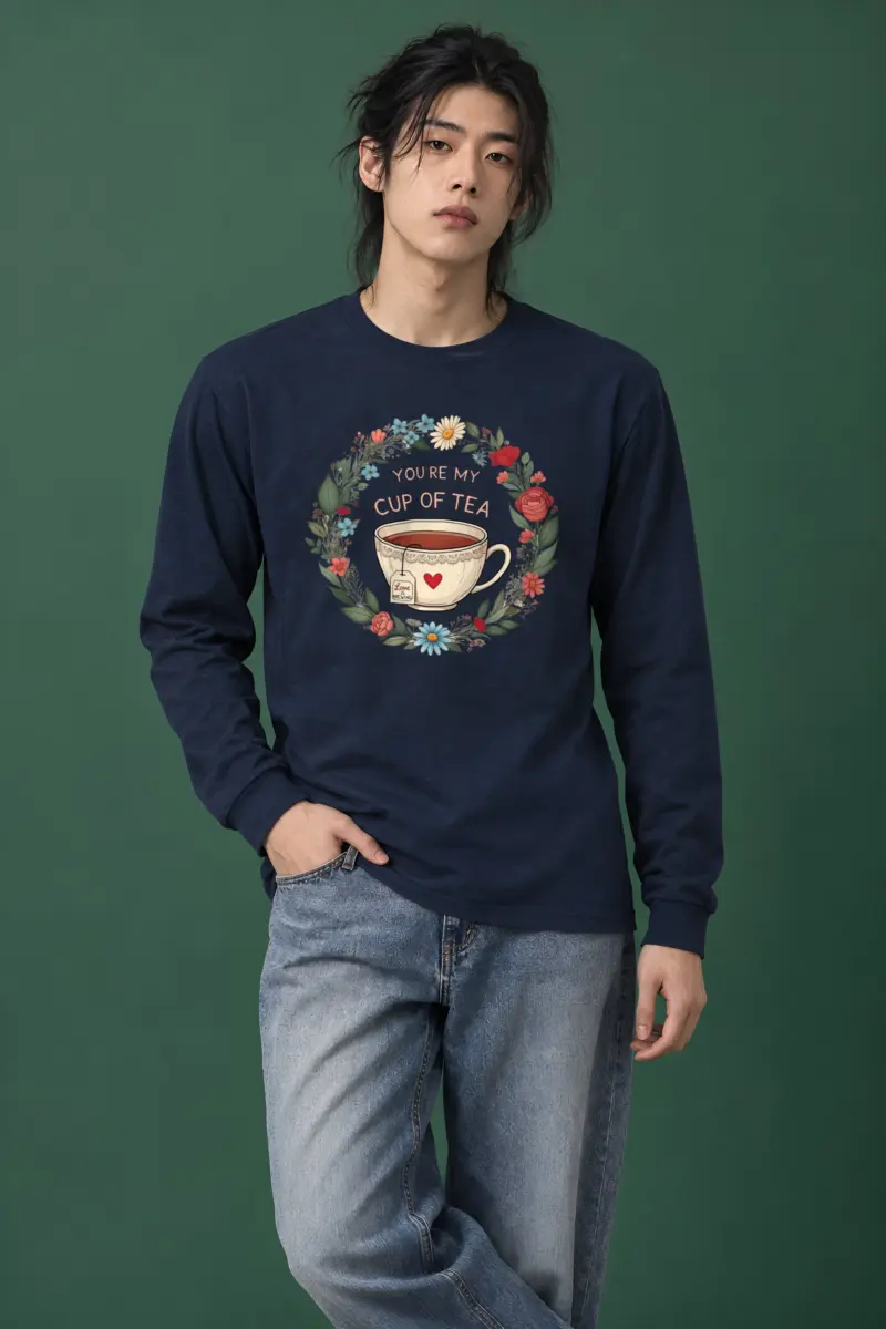 "Love Is Brewing" Unisex Longsleeve T-shirt