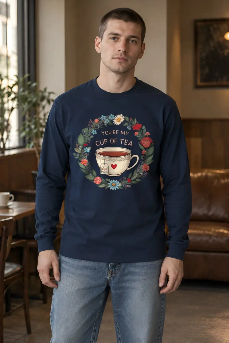 "Love Is Brewing" Unisex Longsleeve T-shirt