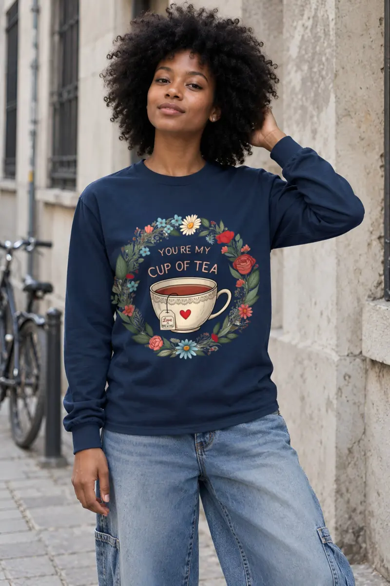 "Love Is Brewing" Unisex Longsleeve T-shirt