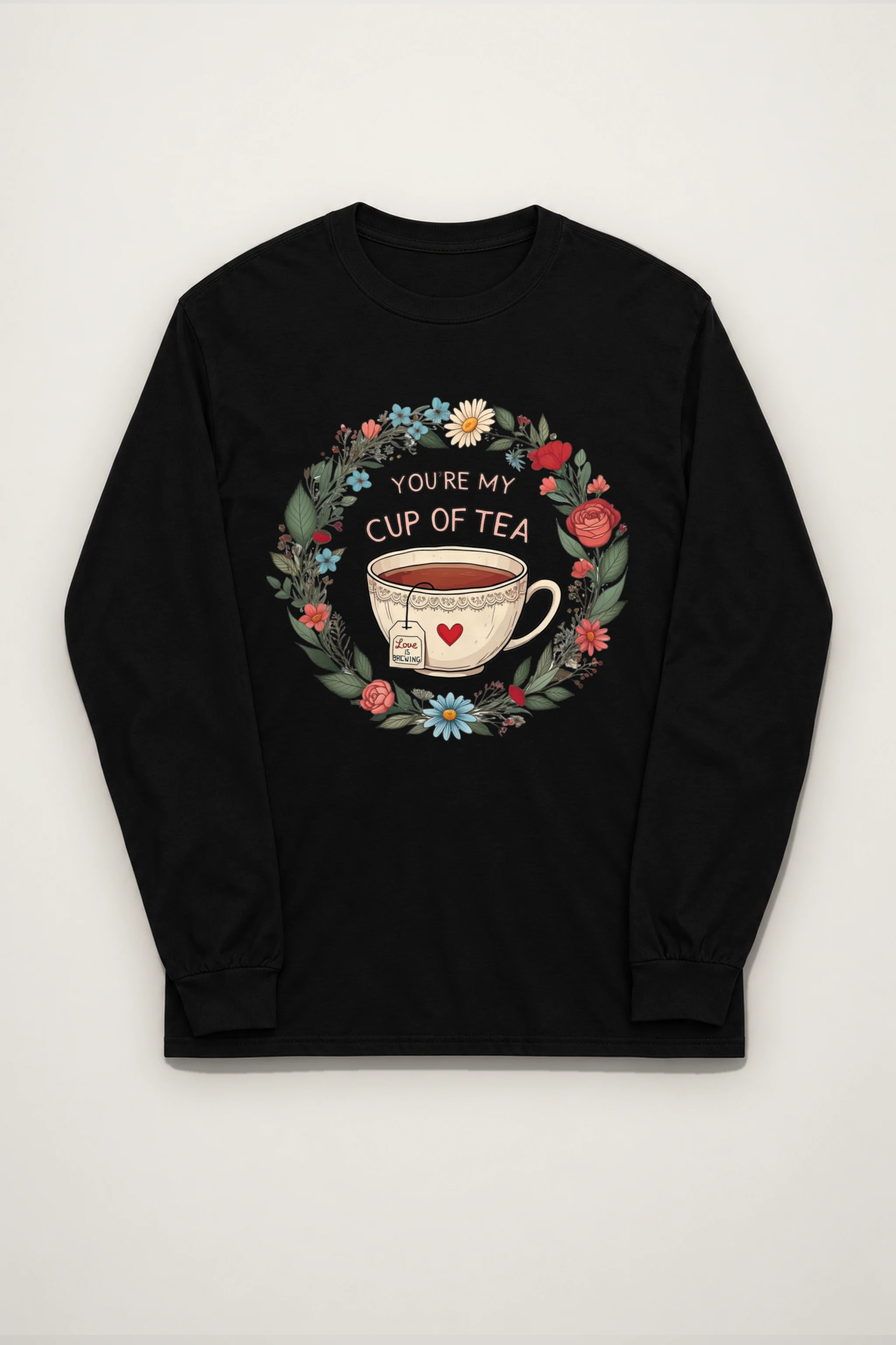 "Love Is Brewing" Unisex Longsleeve T-shirt