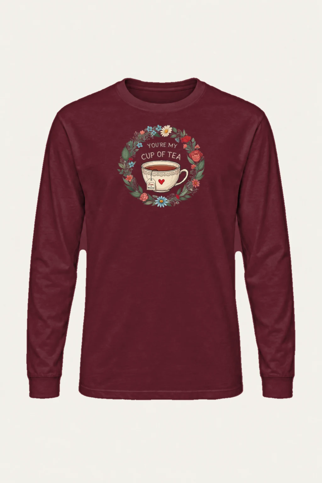 "Love Is Brewing" Unisex Longsleeve T-shirt | Gildan 2400