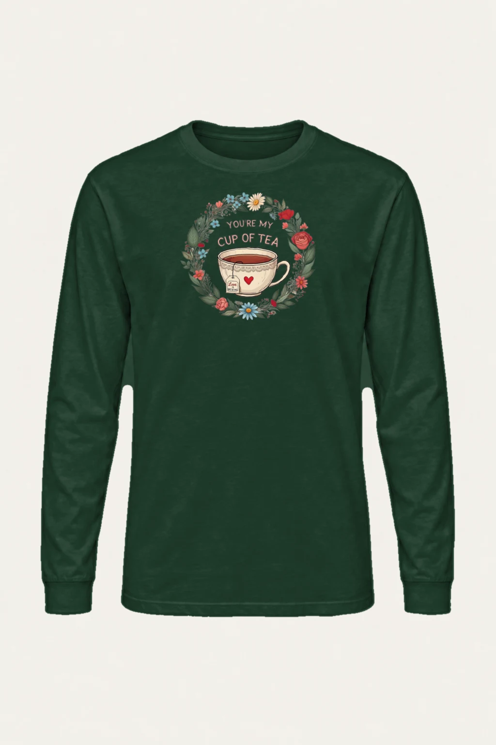 "Love Is Brewing" Unisex Longsleeve T-shirt | Gildan 2400