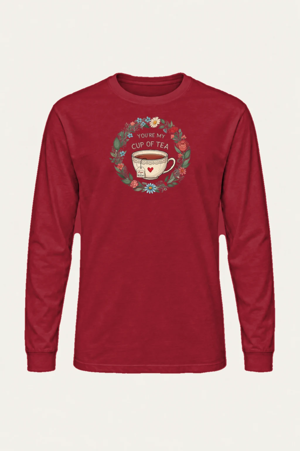 "Love Is Brewing" Unisex Longsleeve T-shirt | Gildan 2400