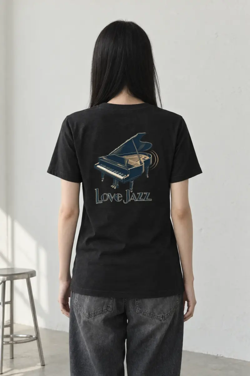 "Love Jazz" Heavyweight Unisex Crewneck T-shirt
