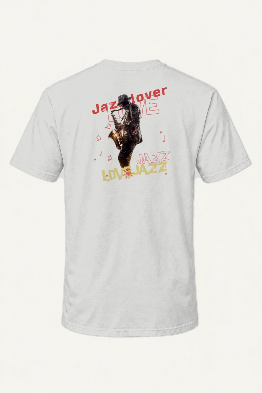 "Love Jazz" Heavyweight Unisex Crewneck T-shirt | Gildan 5000