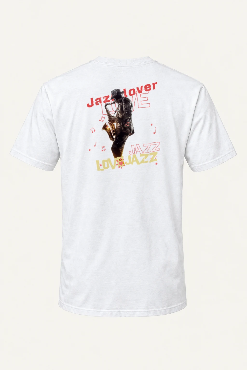 "Love Jazz" Heavyweight Unisex Crewneck T-shirt | Gildan 5000