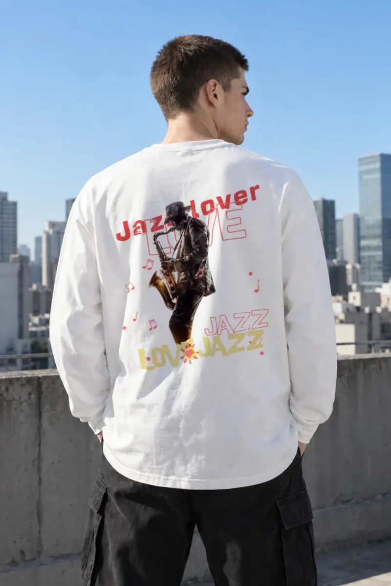 "Love Jazz" Unisex Longsleeve T-shirt | Gildan 2400