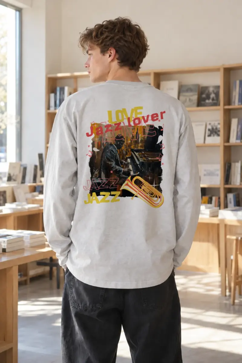 “Love Jazz” Unisex Longsleeve T-shirt | Gildan 2400