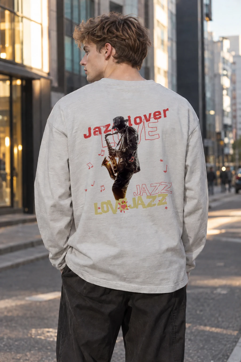 "Love Jazz" Unisex Longsleeve T-shirt | Gildan 2400