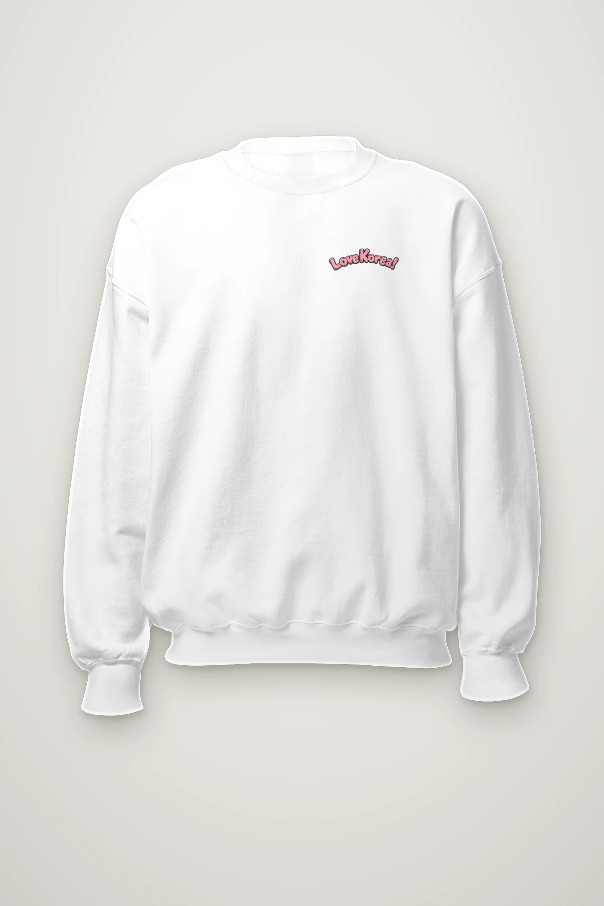 "Love Korea Crew" Heavy Blend Unisex Crewneck Sweatshirt