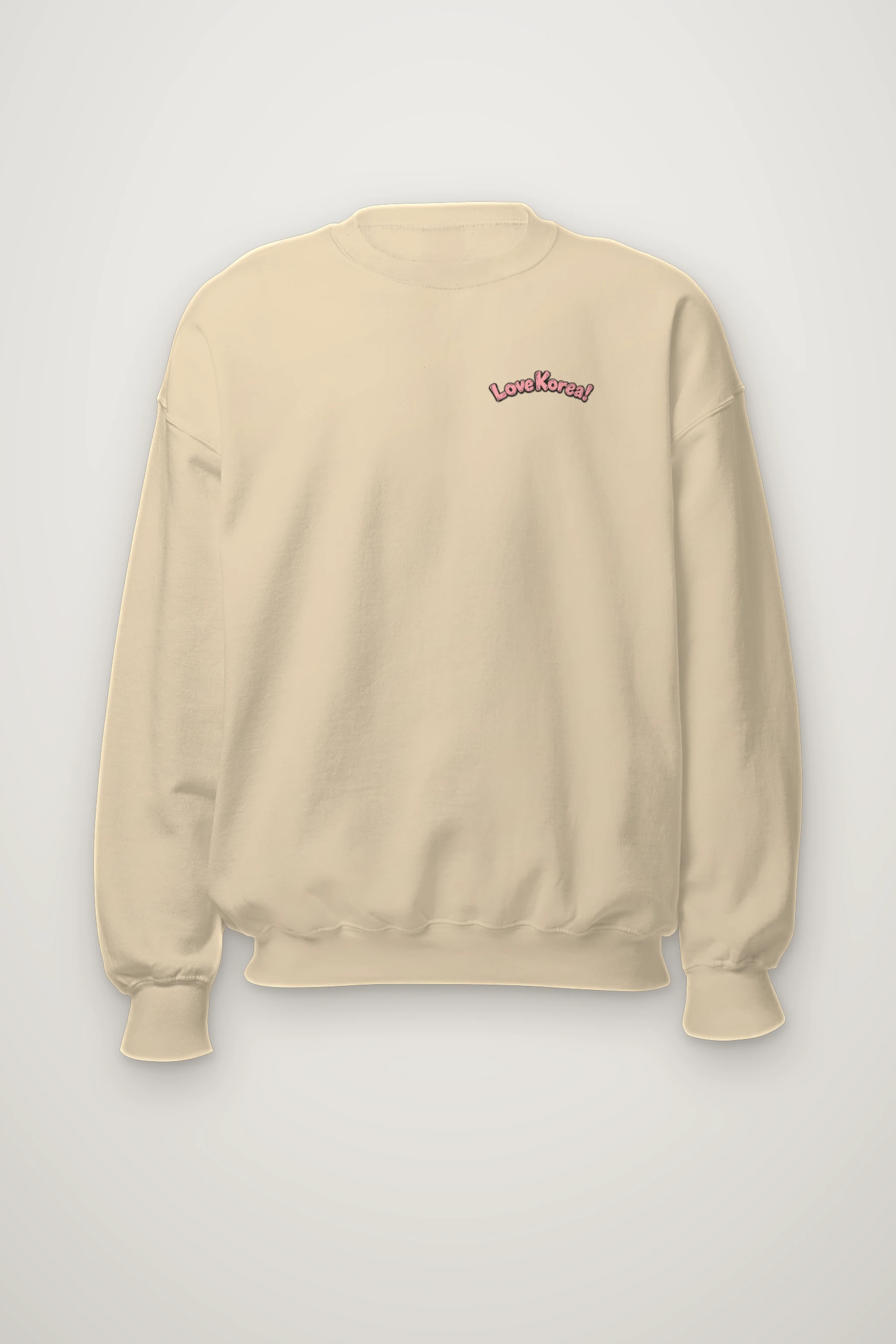 "Love Korea Crew" Heavy Blend Unisex Crewneck Sweatshirt