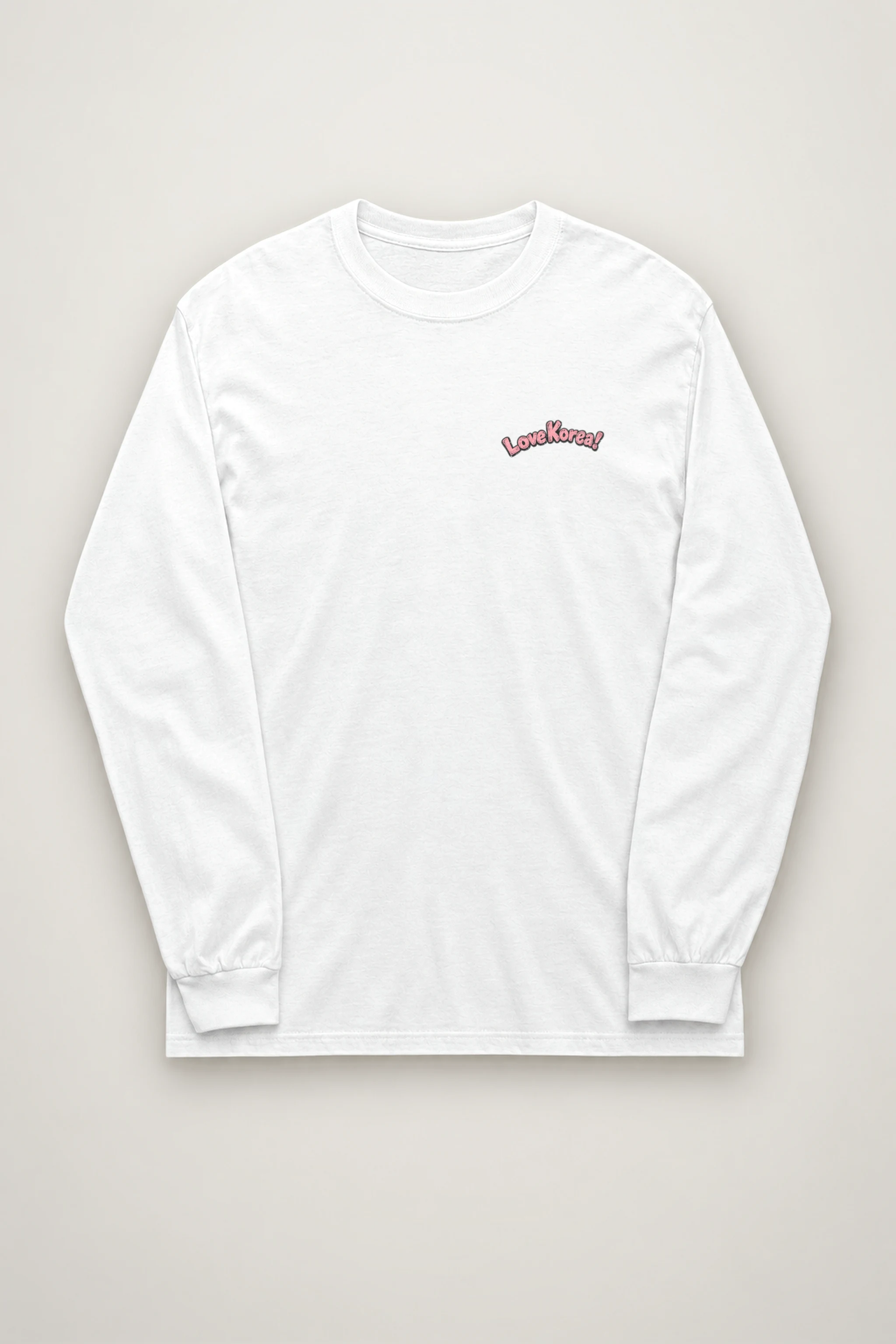 "Love Korea" Unisex Longsleeve T-shirt