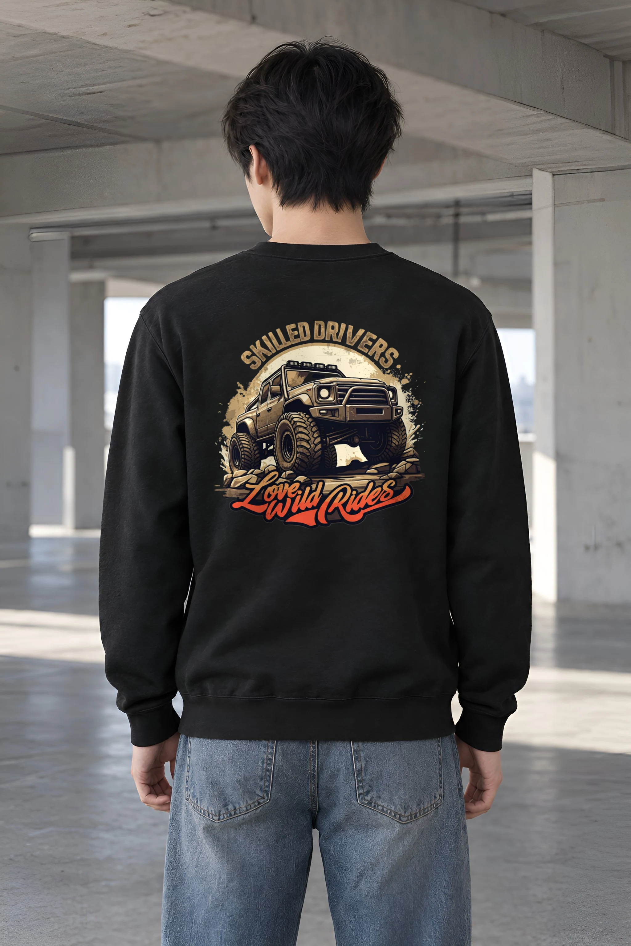 "Love Wild Rides" Heavy Blend Unisex Crewneck Sweatshirt