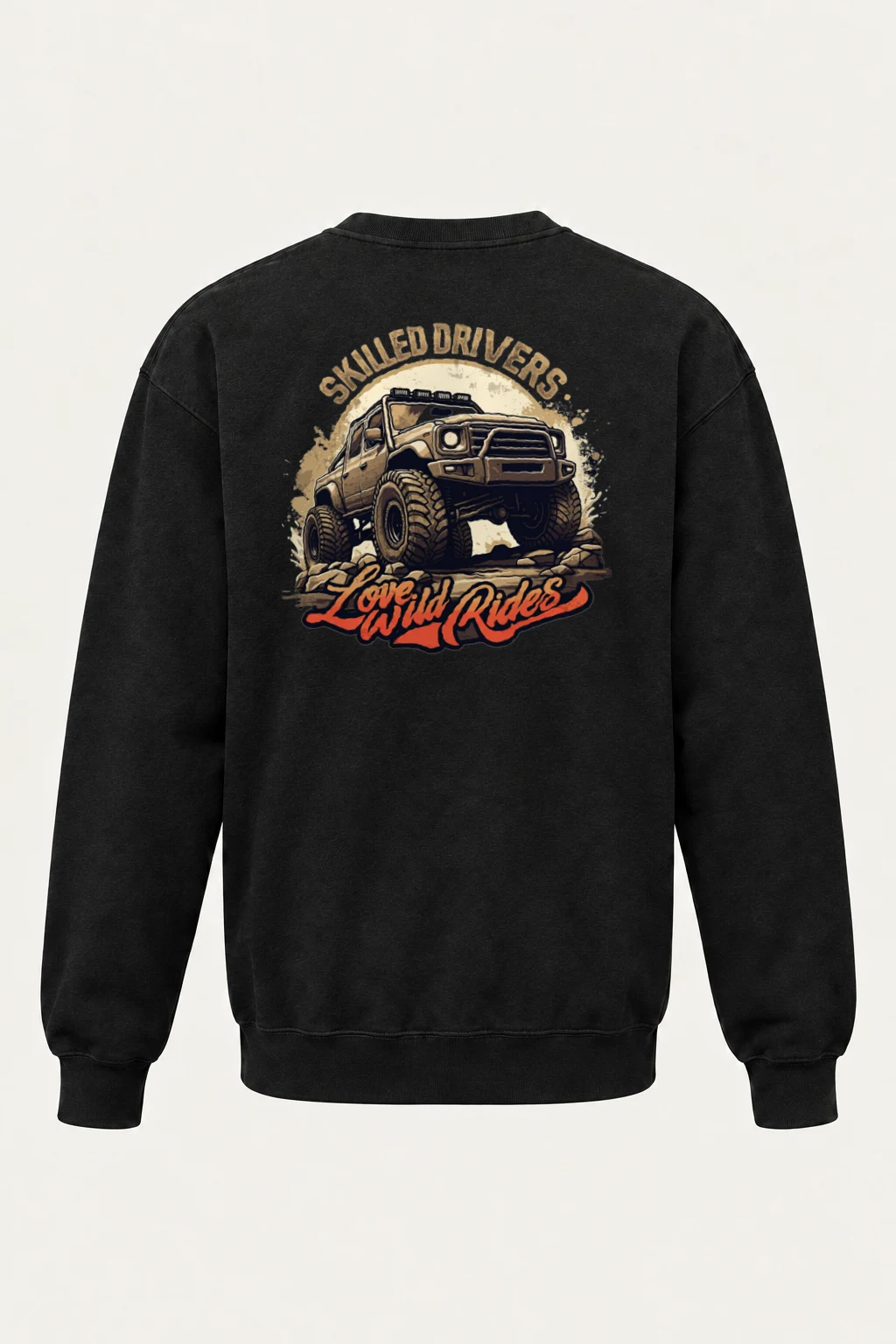 "Love Wild Rides" Heavy Blend Unisex Crewneck Sweatshirt | Gildan 18000