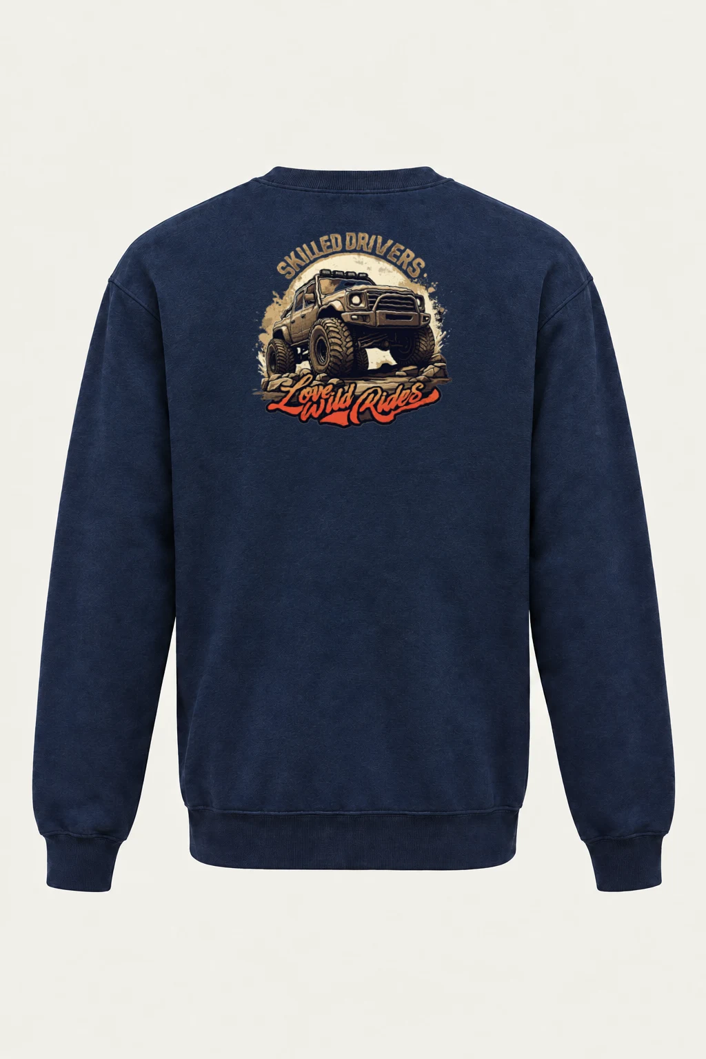 "Love Wild Rides" Heavy Blend Unisex Crewneck Sweatshirt | Gildan 18000