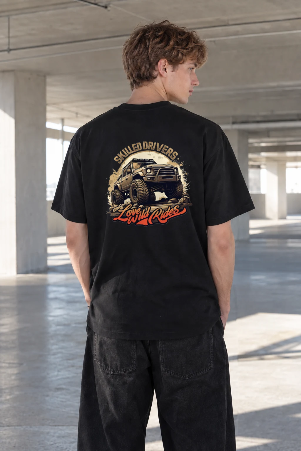 "Love Wild Rides" Heavyweight Unisex Crewneck T-shirt | Gildan 5000
