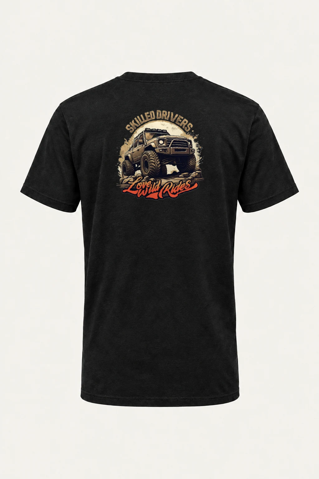 "Love Wild Rides" Heavyweight Unisex Crewneck T-shirt | Gildan 5000