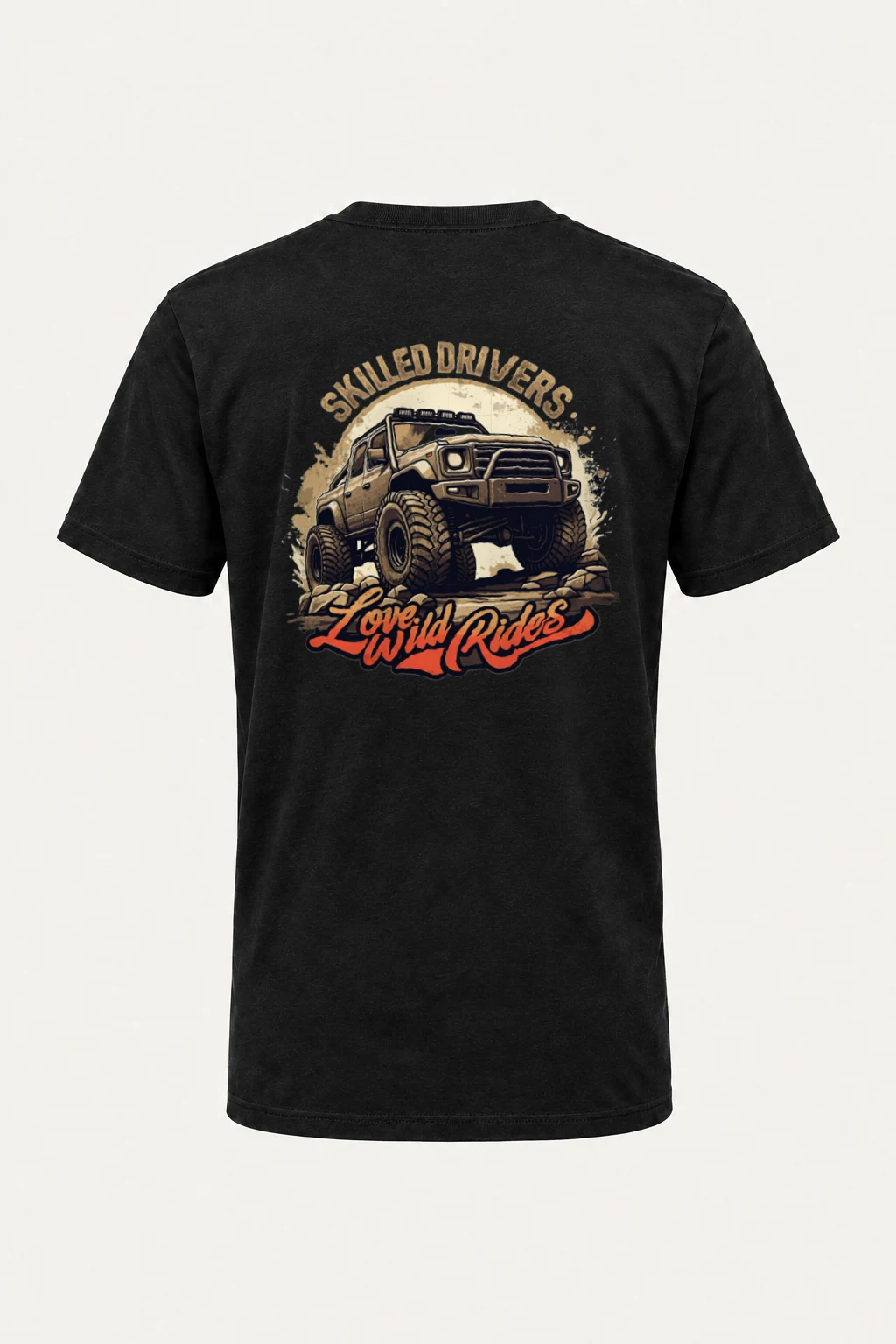 "Love Wild Rides" Heavyweight Unisex Crewneck T-shirt
