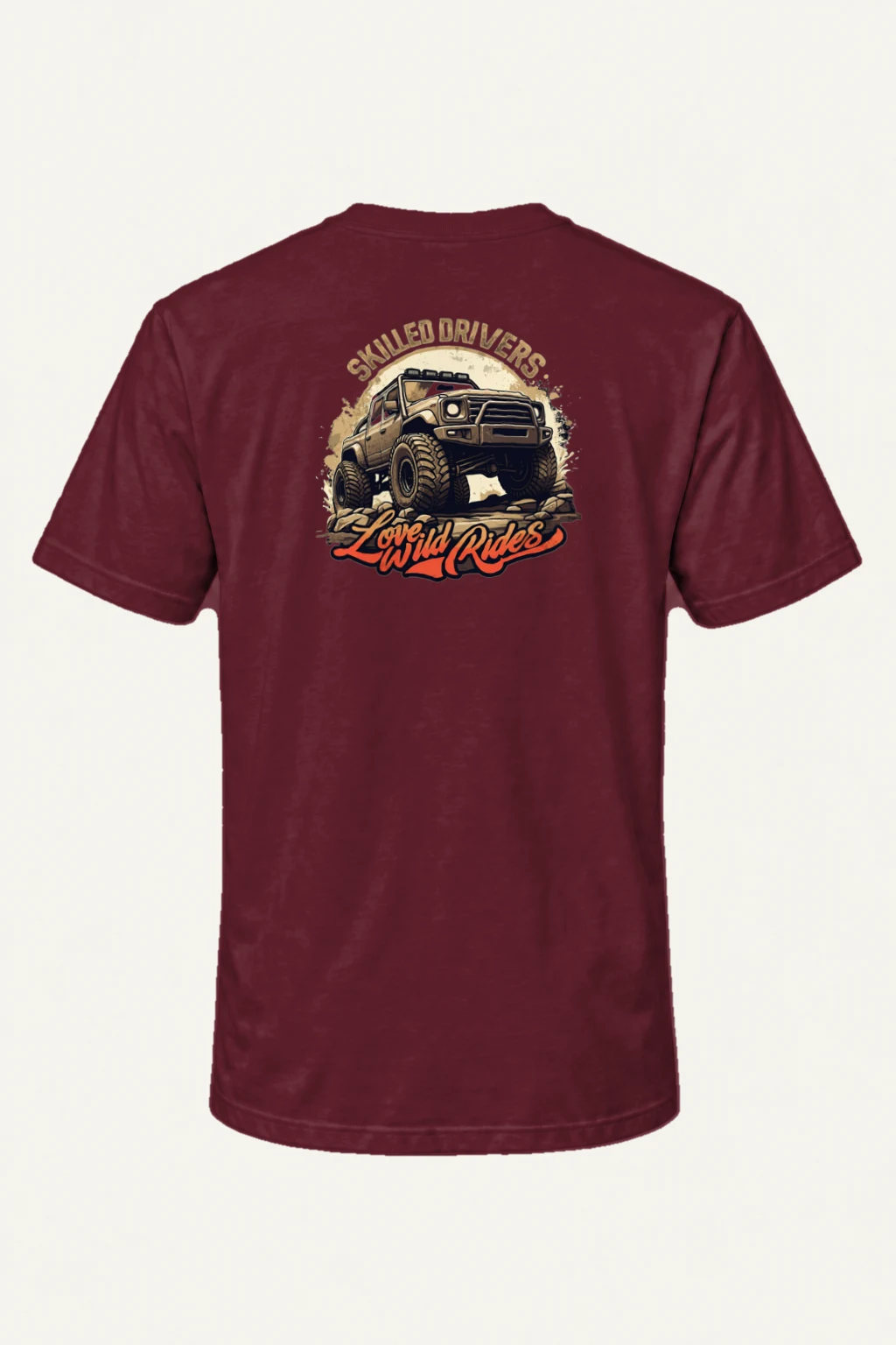 "Love Wild Rides" Heavyweight Unisex Crewneck T-shirt | Gildan 5000