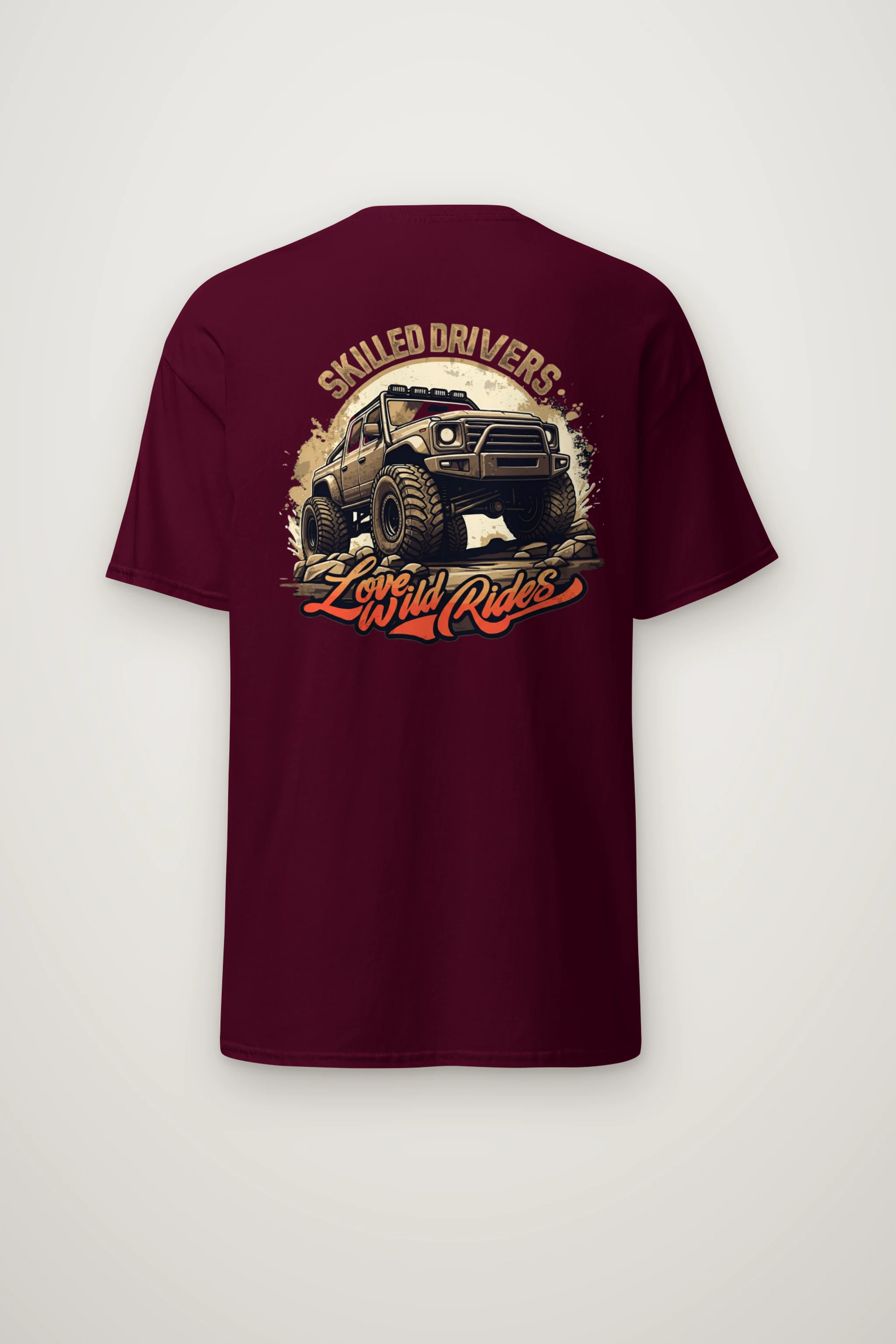 "Love Wild Rides" Heavyweight Unisex Crewneck T-shirt
