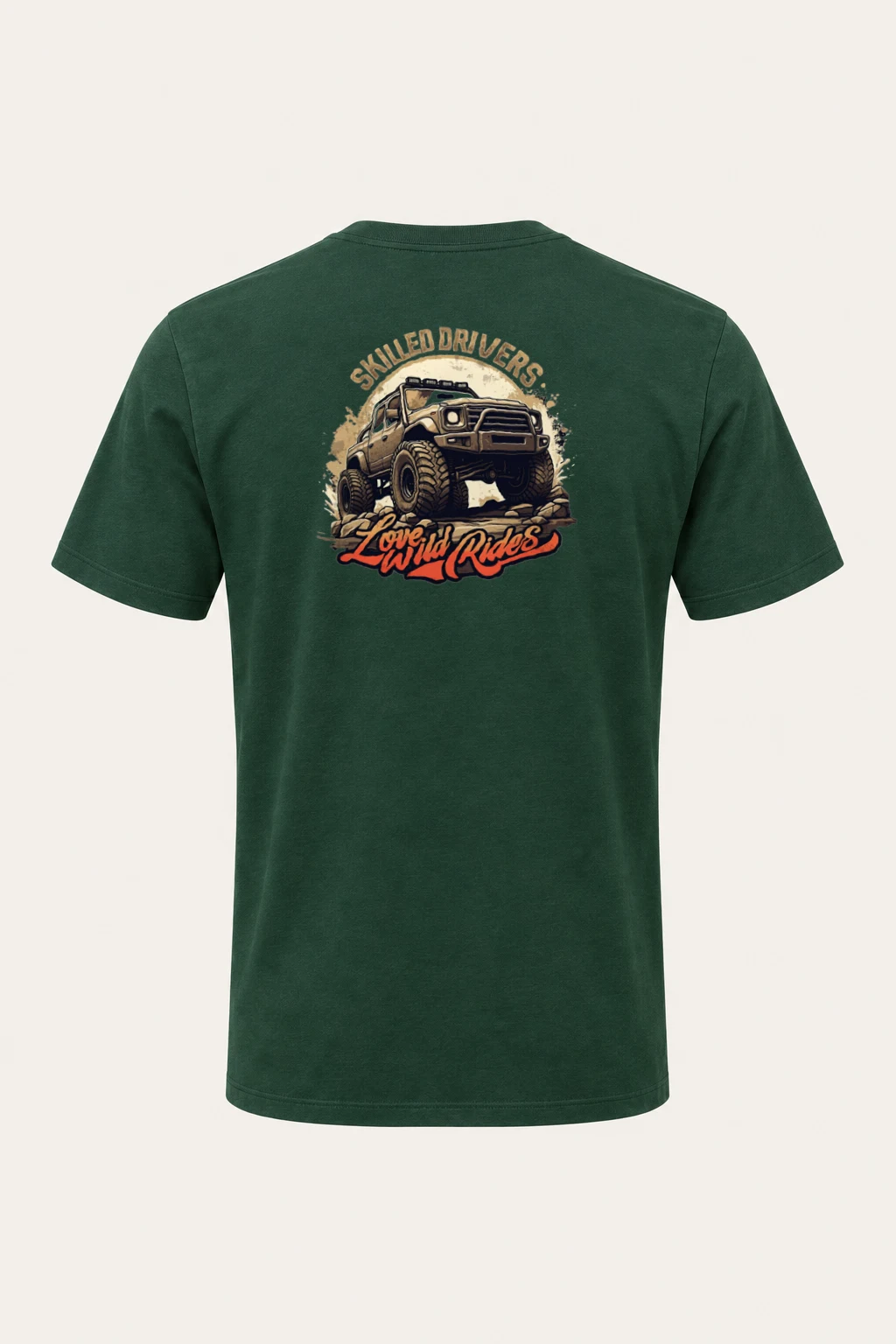 "Love Wild Rides" Heavyweight Unisex Crewneck T-shirt | Gildan 5000
