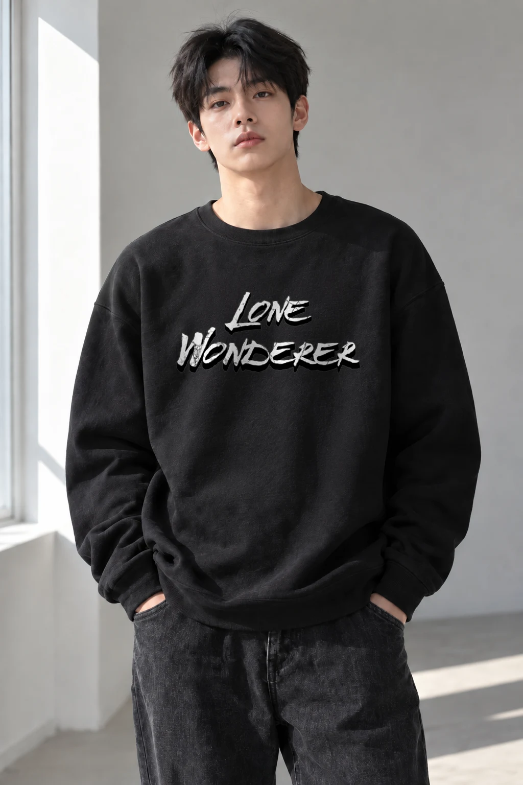 "Love Wonder" Heavy Blend Unisex Crewneck Sweatshirt | Gildan 18000