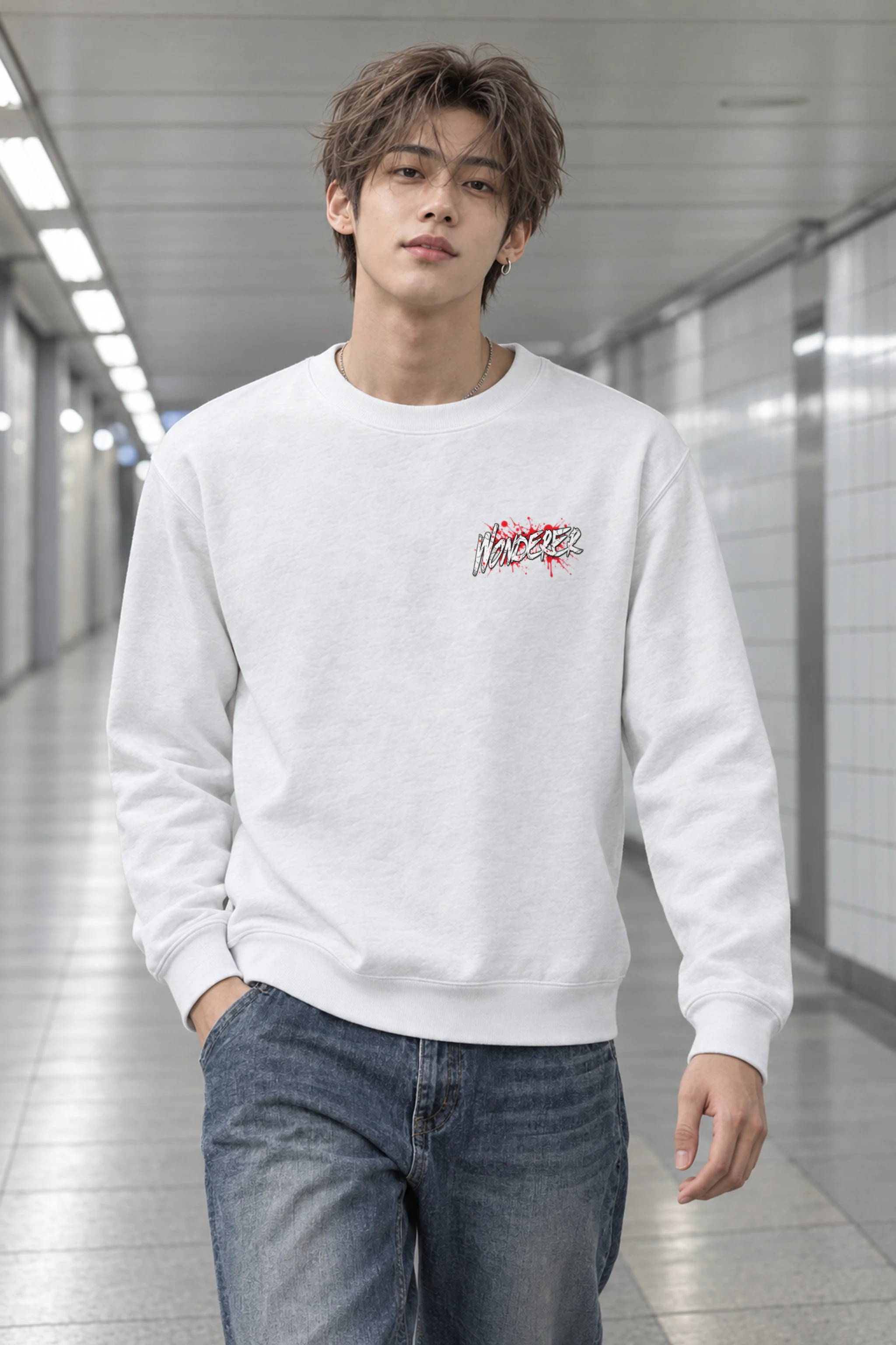 "Love Wonder" Heavy Blend Unisex Crewneck Sweatshirt