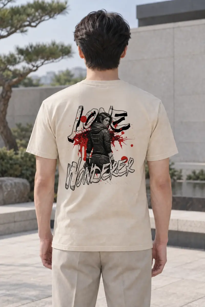 "Love Wonder Warrior" Heavyweight Unisex Crewneck T-shirt | Gildan 5000